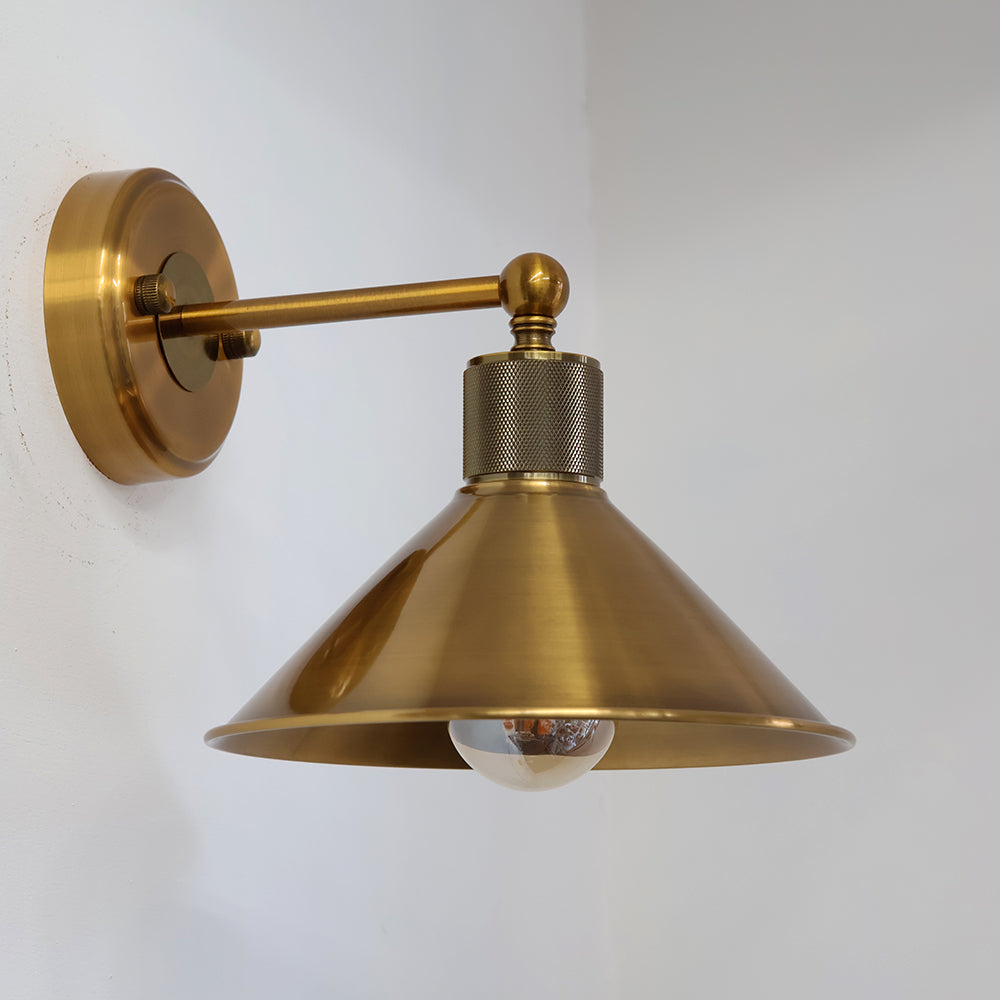 玄関灯 真鍮色ALLゴールド ポーチライト 防雨 屋外用　model02-allgold