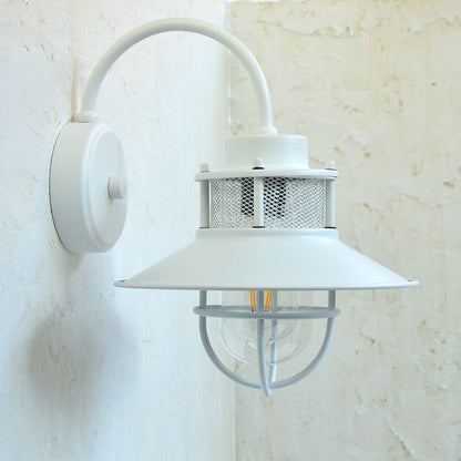 玄関灯 ホワイト ポーチライト 防雨 屋外用 model03-white