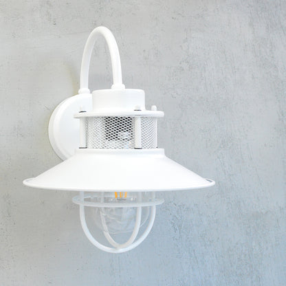 玄関灯 ホワイト ポーチライト 防雨 屋外用 model03-white