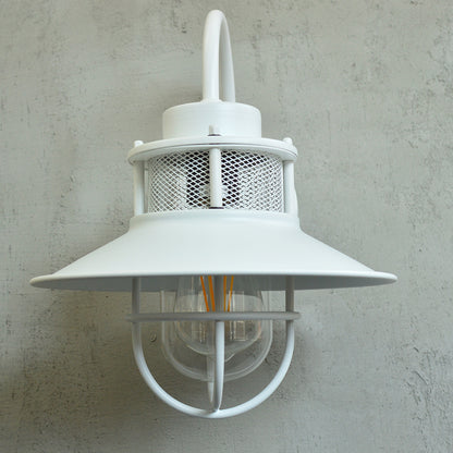 玄関灯 ホワイト ポーチライト 防雨 屋外用 model03-white