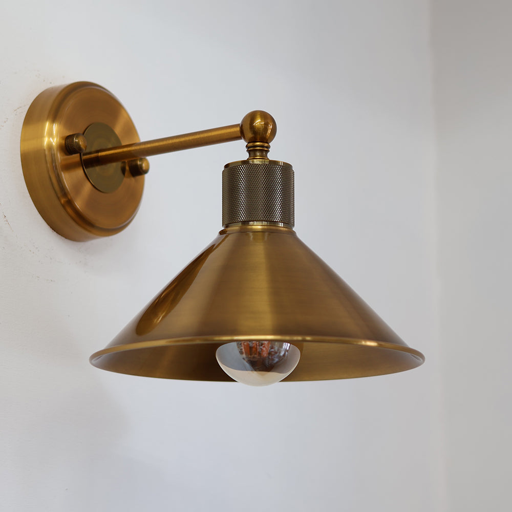 玄関灯 真鍮色ALLゴールド ポーチライト 防雨 屋外用　model02-allgold