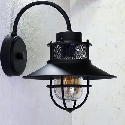 玄関灯 ブラック ポーチライト 防雨 屋外用 model03-black