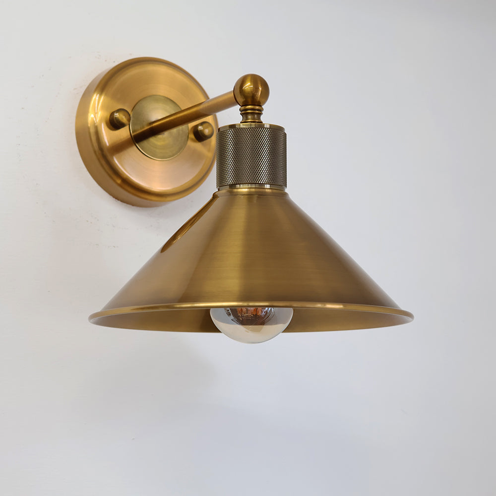 玄関灯 真鍮色ALLゴールド ポーチライト 防雨 屋外用　model02-allgold
