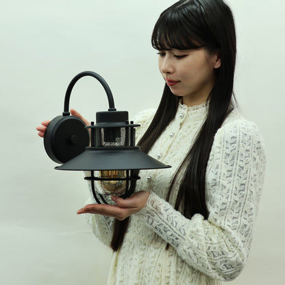 玄関灯 ブラック ポーチライト 防雨 屋外用 model03-black