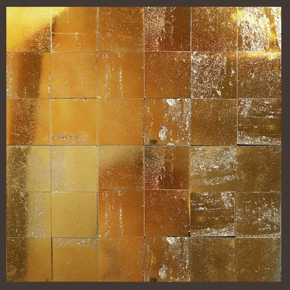 ゴールド 店舗装飾タイル 1枚ばら売り価格 12cm×12cm 洗面所 tail-gold